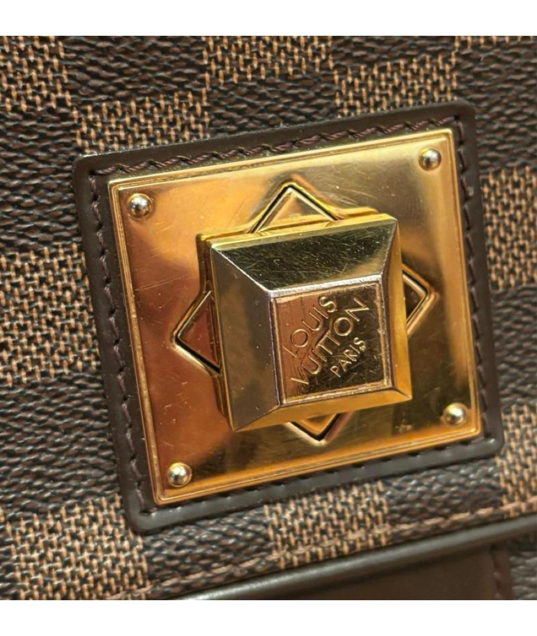 LOUIS VUITTON Коричневая сумка с короткими ручками, фото 2