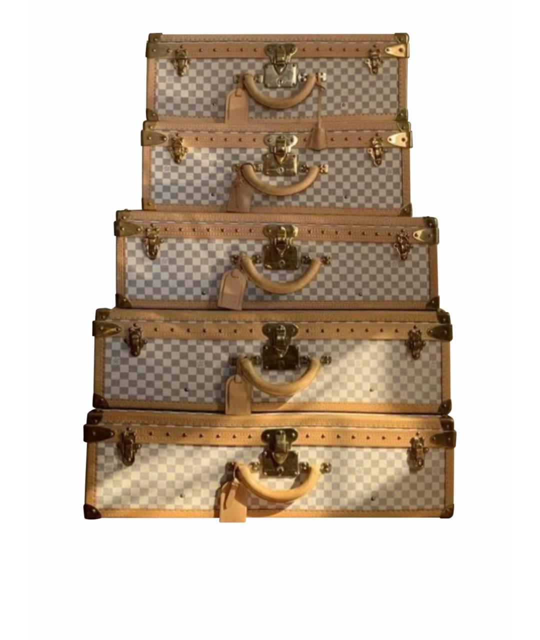 LOUIS VUITTON Бежевый чемодан, фото 1