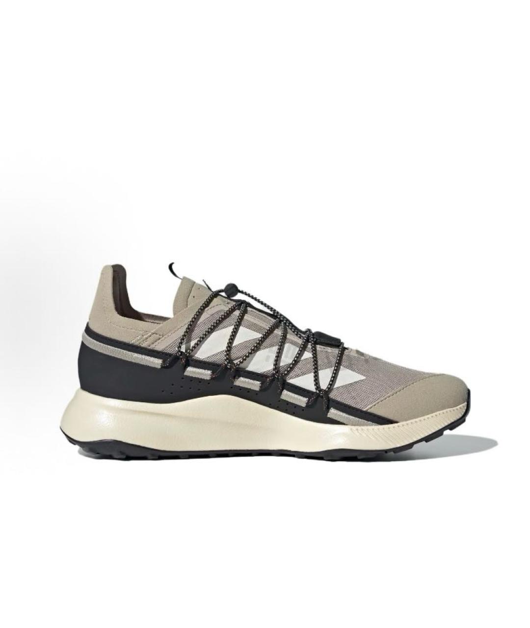 ADIDAS Бежевые текстильные низкие кроссовки / кеды, фото 3