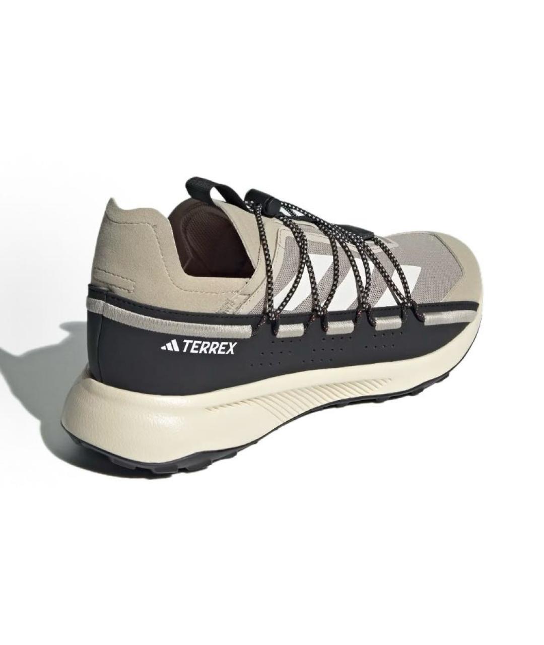ADIDAS Бежевые текстильные низкие кроссовки / кеды, фото 5