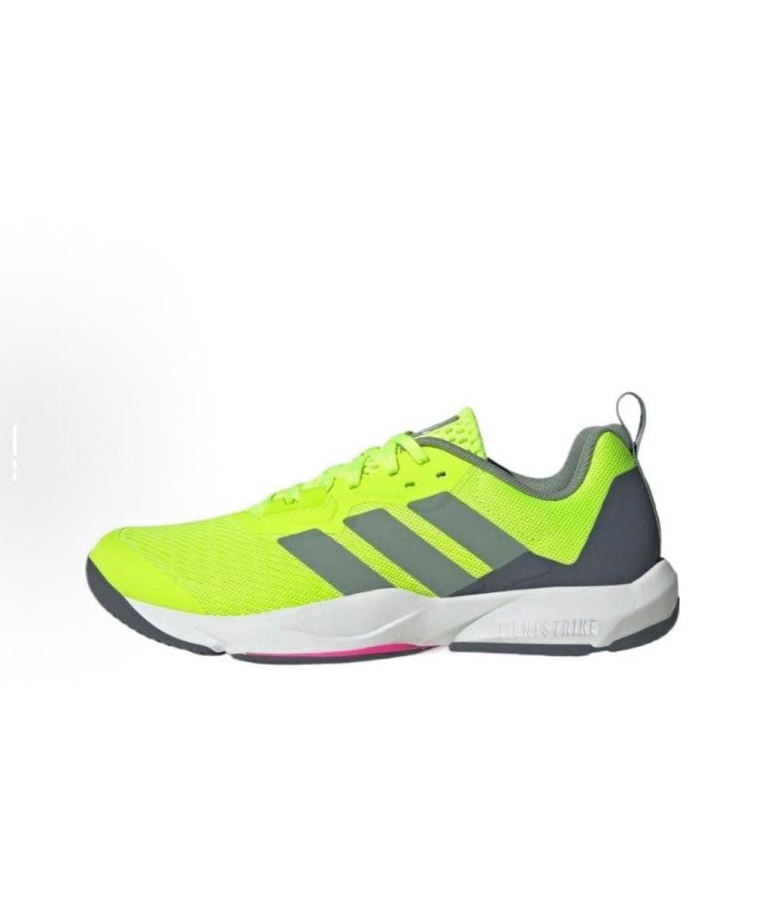 ADIDAS Салатовые текстильные низкие кроссовки / кеды, фото 3