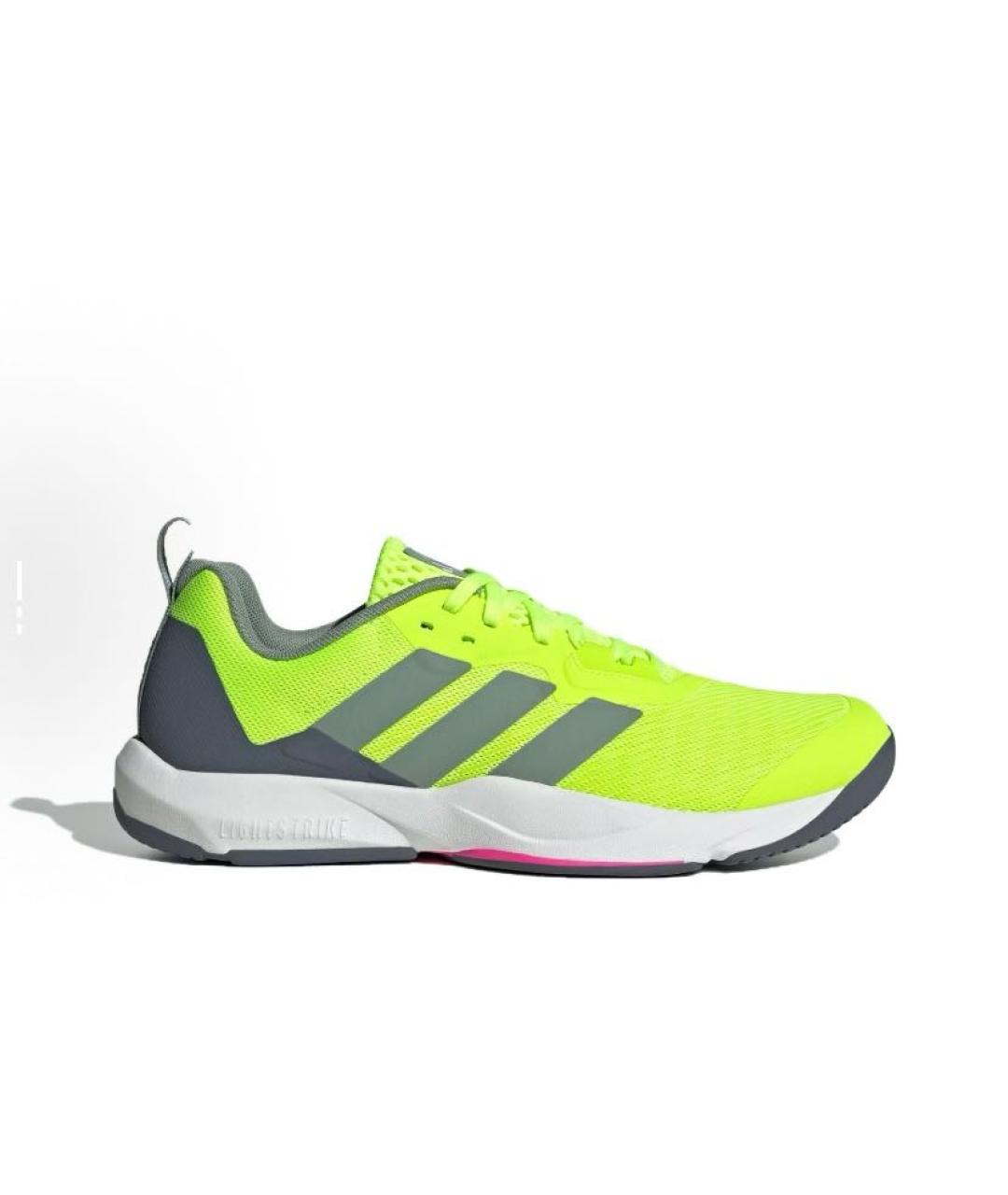 ADIDAS Салатовые текстильные низкие кроссовки / кеды, фото 4