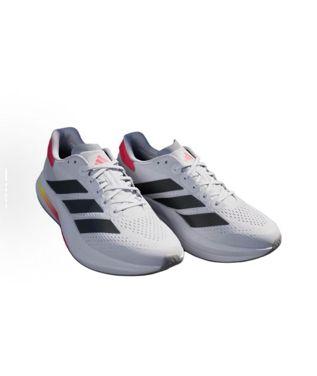 ADIDAS Белые текстильные низкие кроссовки / кеды, фото 4