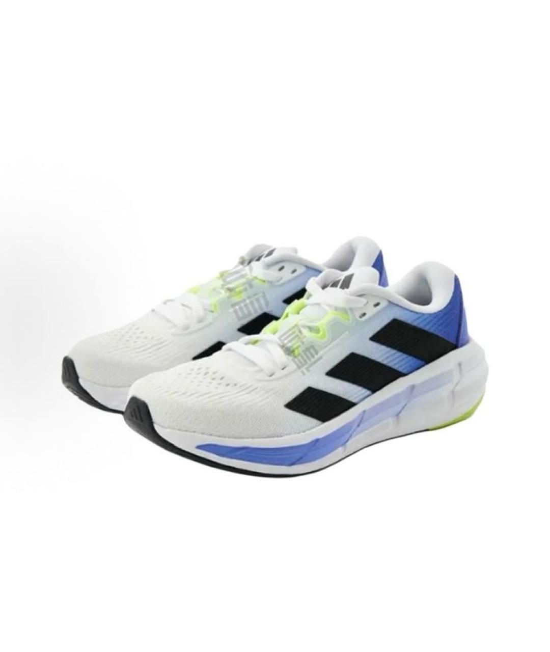 ADIDAS Белые текстильные низкие кроссовки / кеды, фото 4