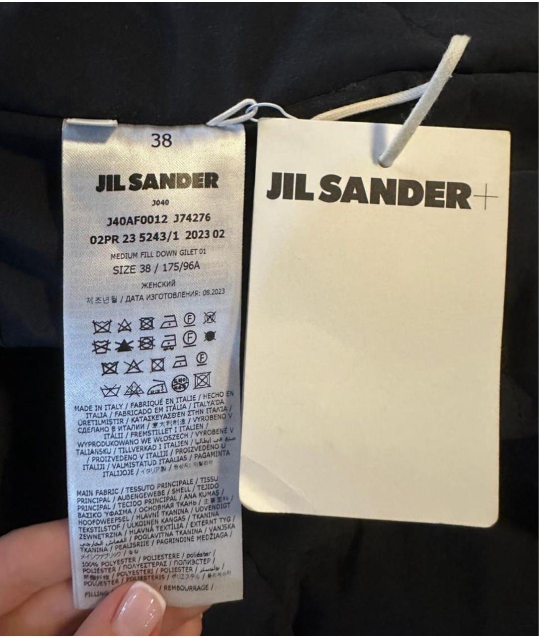 JIL SANDER Черный жилет, фото 4