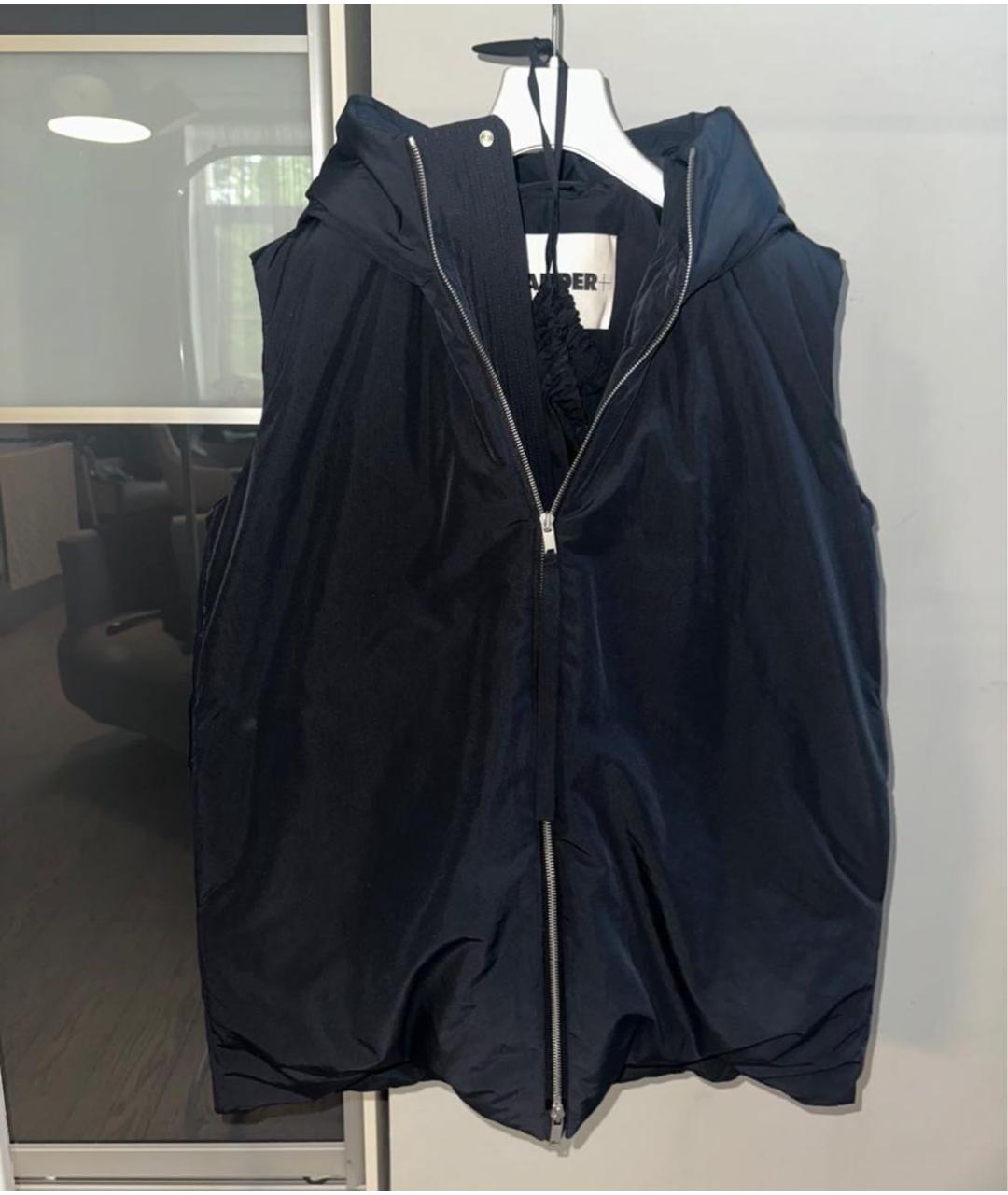 JIL SANDER Черный жилет, фото 5