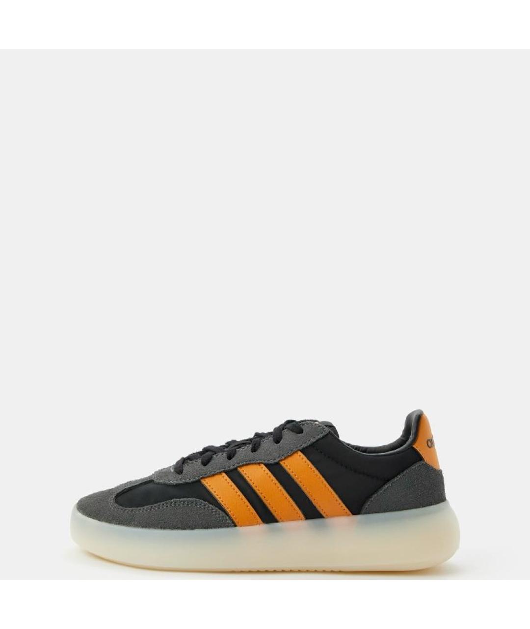 ADIDAS Антрацитовые текстильные низкие кроссовки / кеды, фото 2