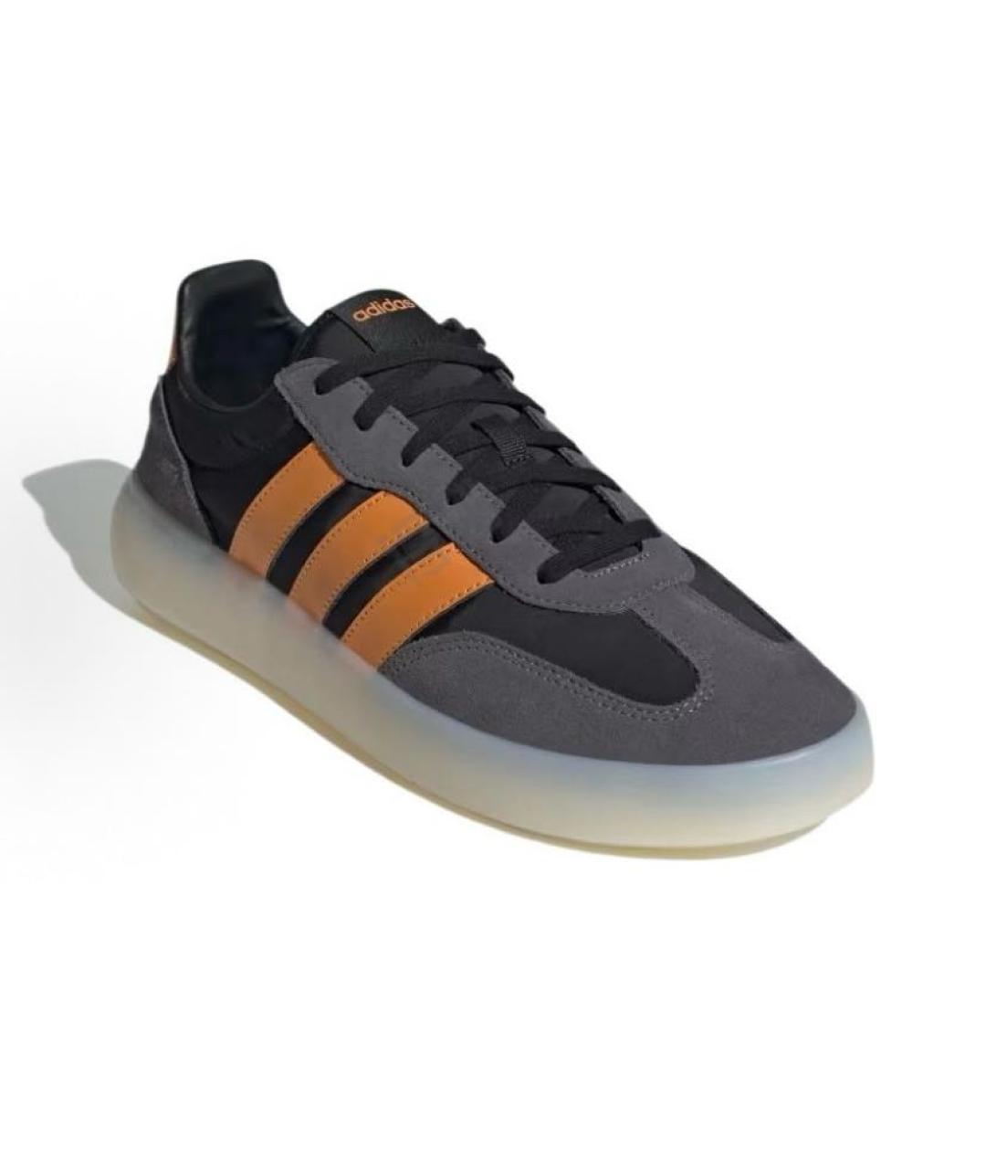 ADIDAS Антрацитовые текстильные низкие кроссовки / кеды, фото 3