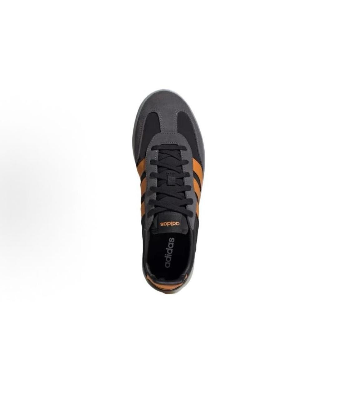 ADIDAS Антрацитовые текстильные низкие кроссовки / кеды, фото 5