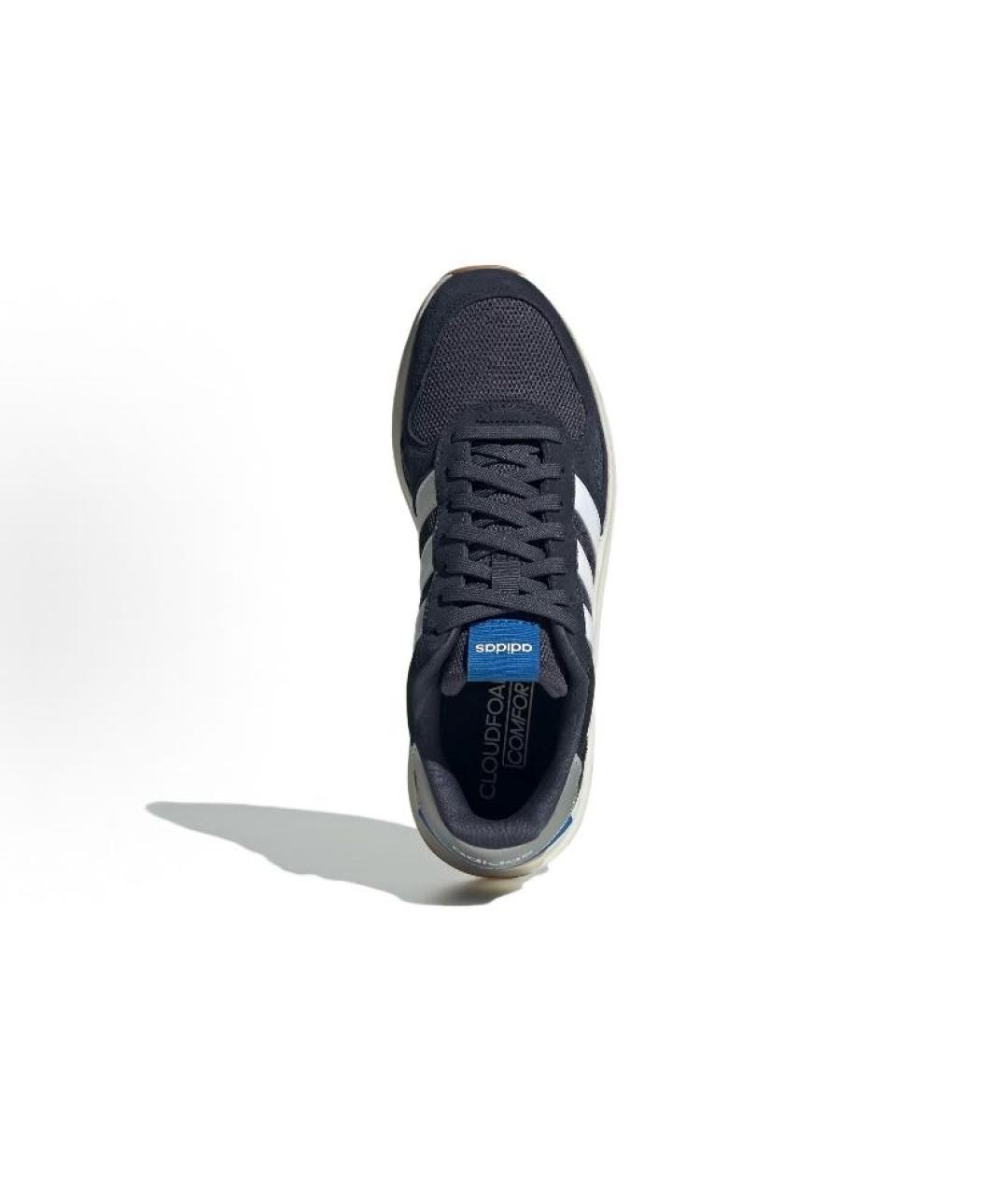 ADIDAS Темно-синие текстильные низкие кроссовки / кеды, фото 5