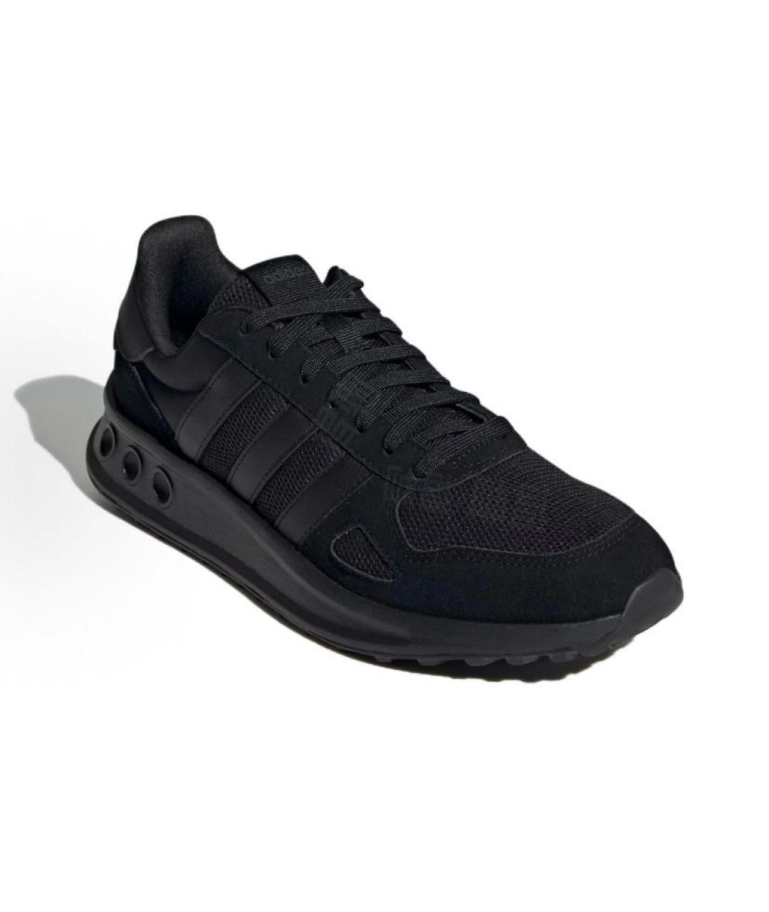 ADIDAS Черные текстильные низкие кроссовки / кеды, фото 4