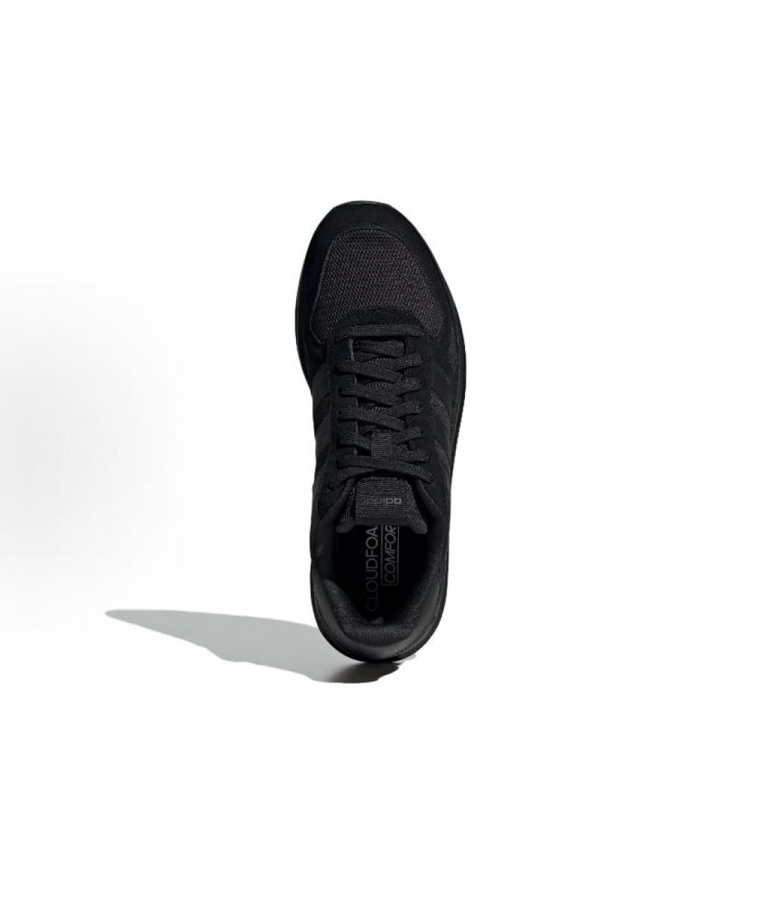 ADIDAS Черные текстильные низкие кроссовки / кеды, фото 6