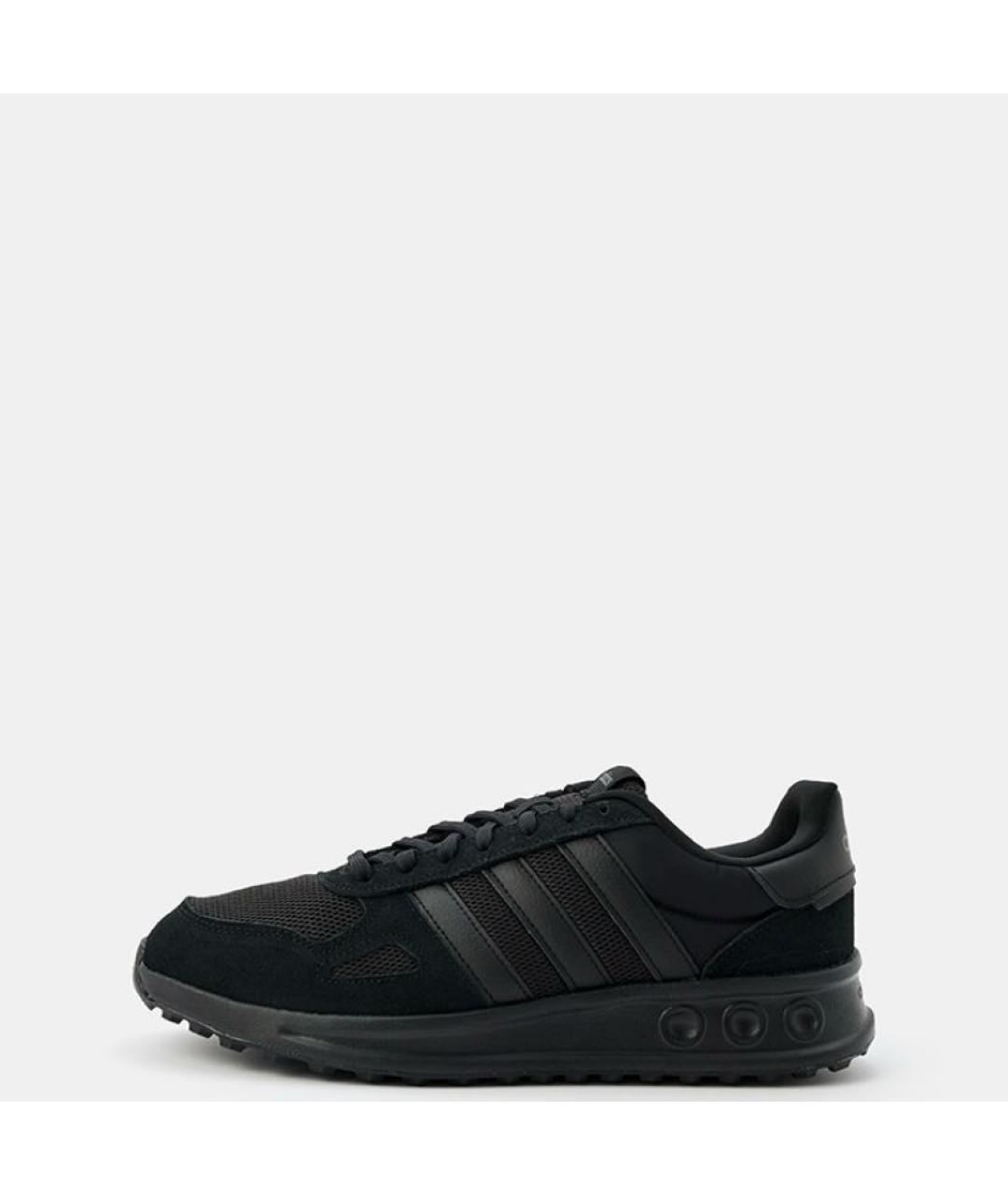 ADIDAS Черные текстильные низкие кроссовки / кеды, фото 2