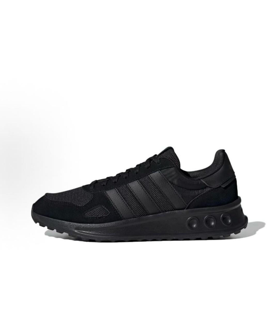 ADIDAS Черные текстильные низкие кроссовки / кеды, фото 3