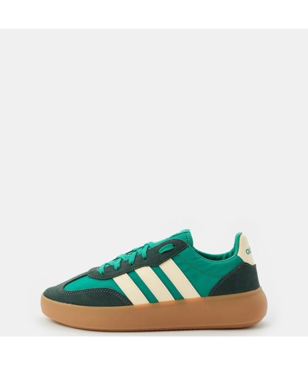 ADIDAS Зеленые текстильные низкие кроссовки / кеды, фото 2