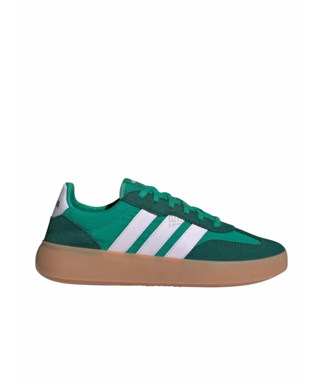 ADIDAS Зеленые текстильные низкие кроссовки / кеды, фото 1