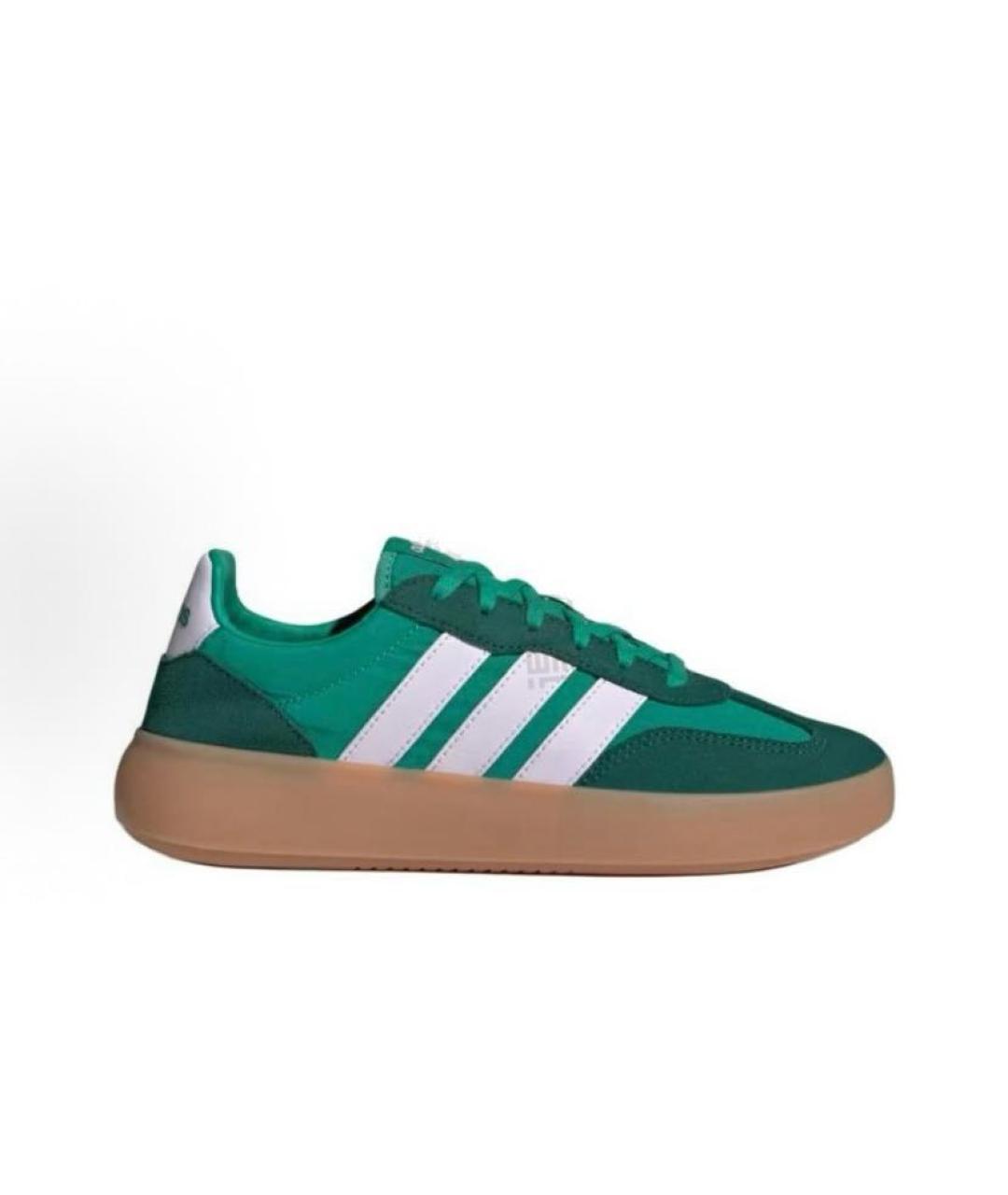 ADIDAS Зеленые текстильные низкие кроссовки / кеды, фото 5