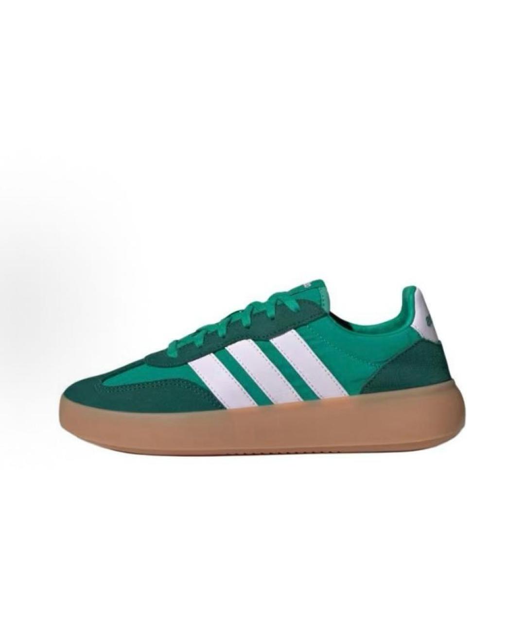 ADIDAS Зеленые текстильные низкие кроссовки / кеды, фото 3