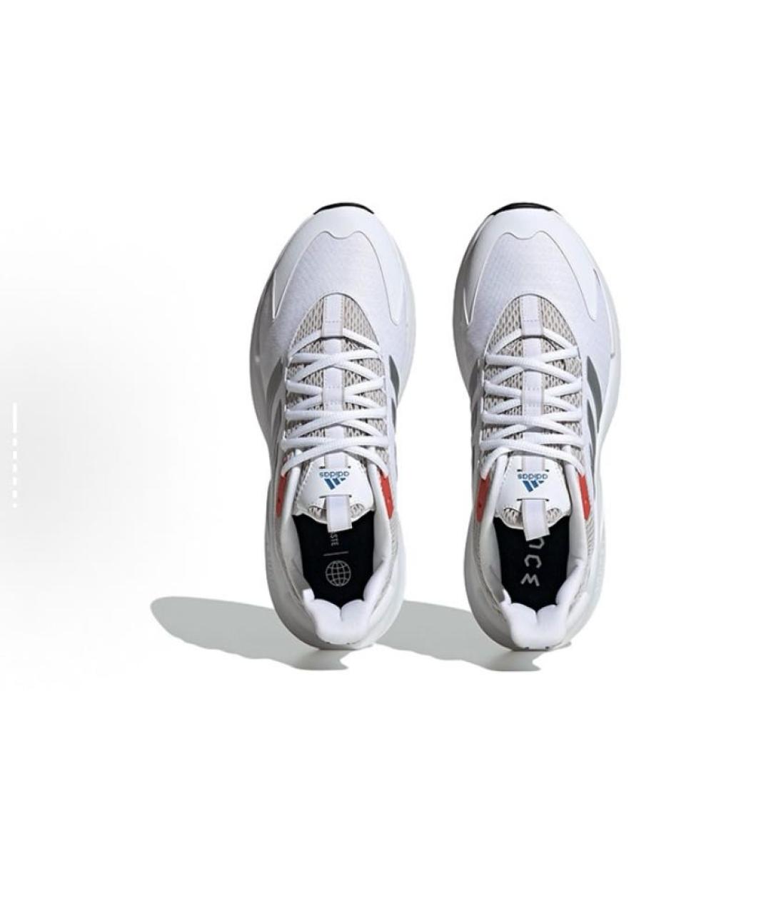 ADIDAS Белые текстильные низкие кроссовки / кеды, фото 6