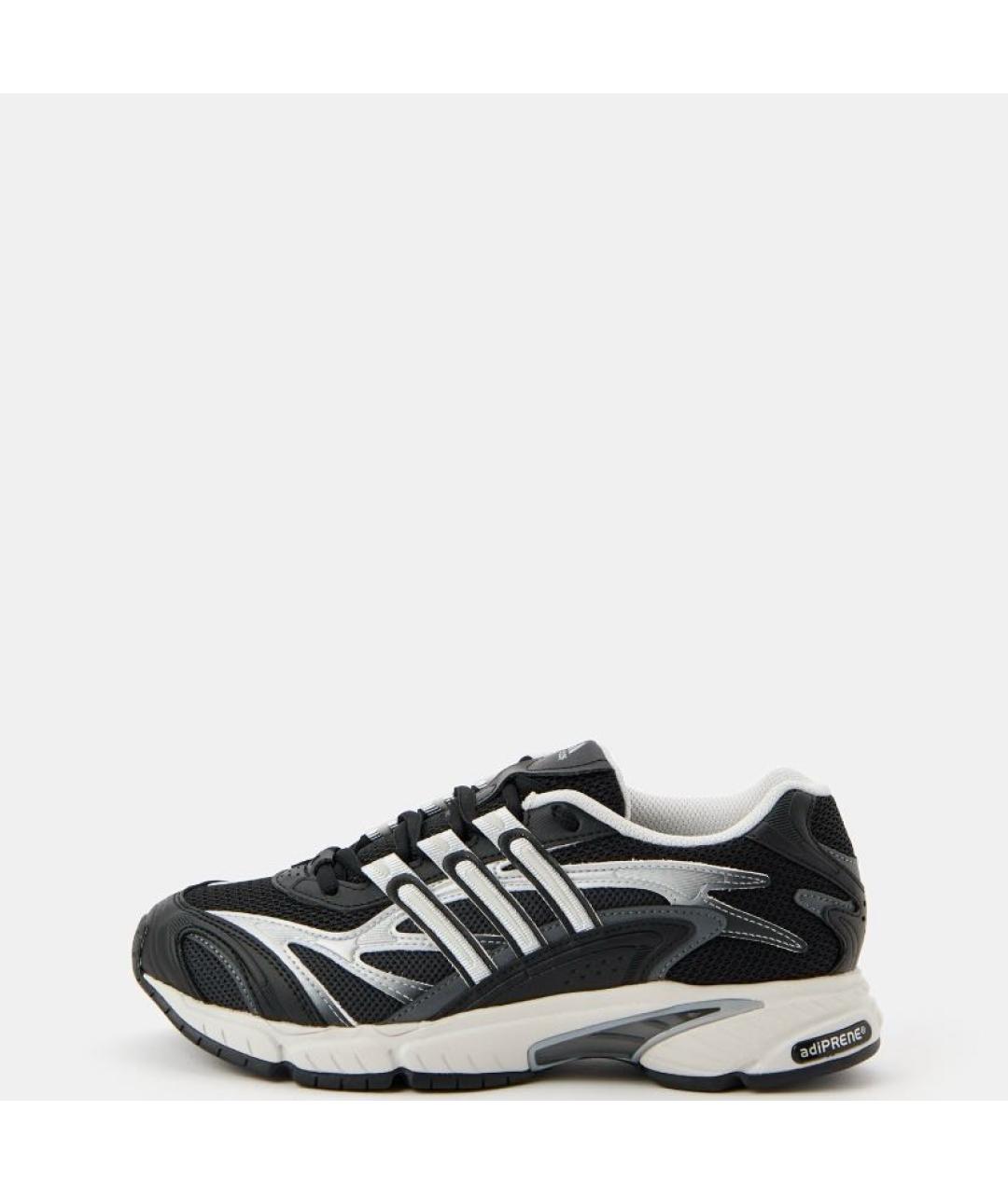 ADIDAS Черные текстильные низкие кроссовки / кеды, фото 2