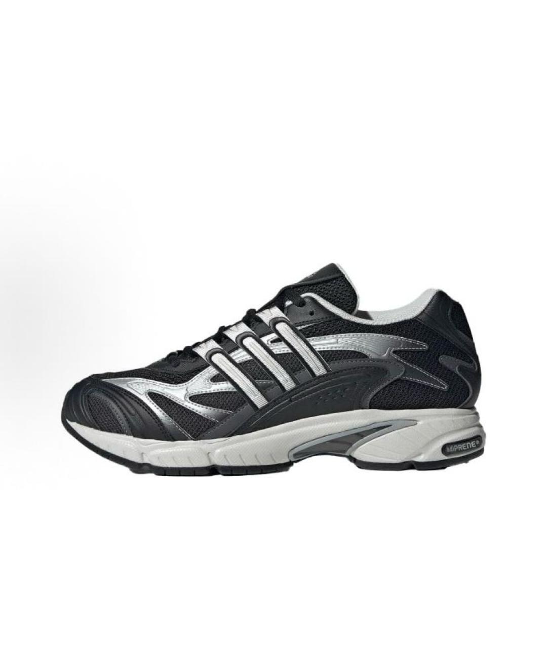 ADIDAS Черные текстильные низкие кроссовки / кеды, фото 3