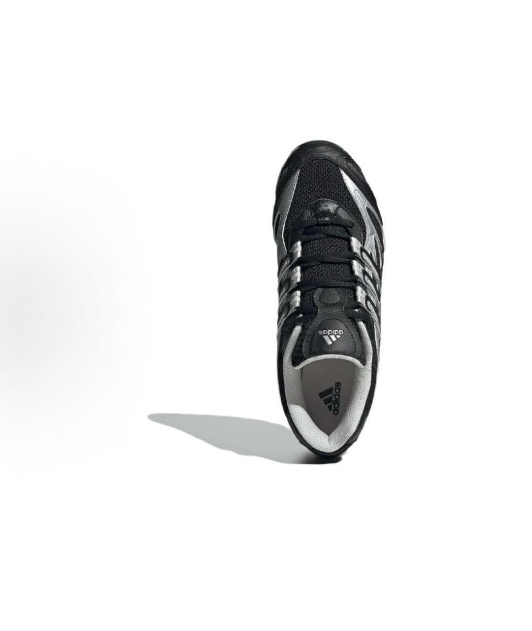 ADIDAS Черные текстильные низкие кроссовки / кеды, фото 5