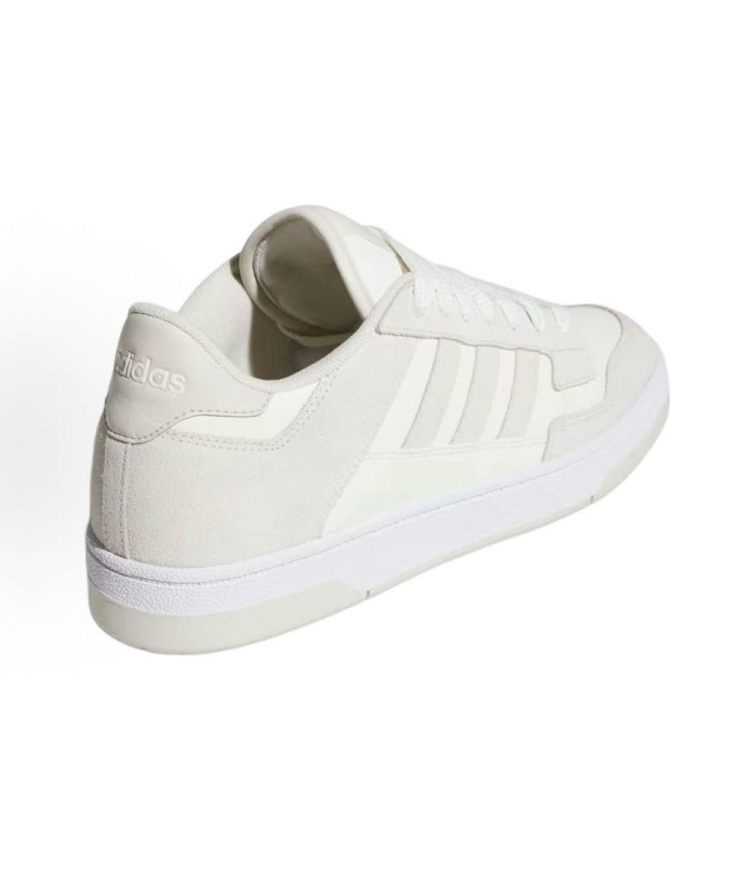 ADIDAS Бежевые кожаные низкие кроссовки / кеды, фото 6
