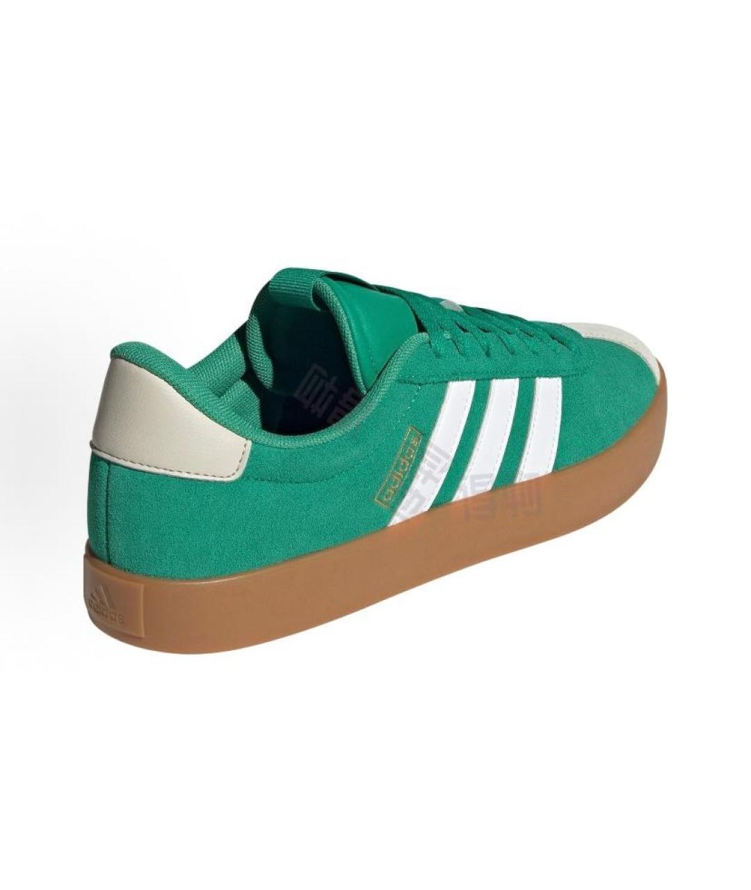 ADIDAS Зеленые замшевые низкие кроссовки / кеды, фото 4