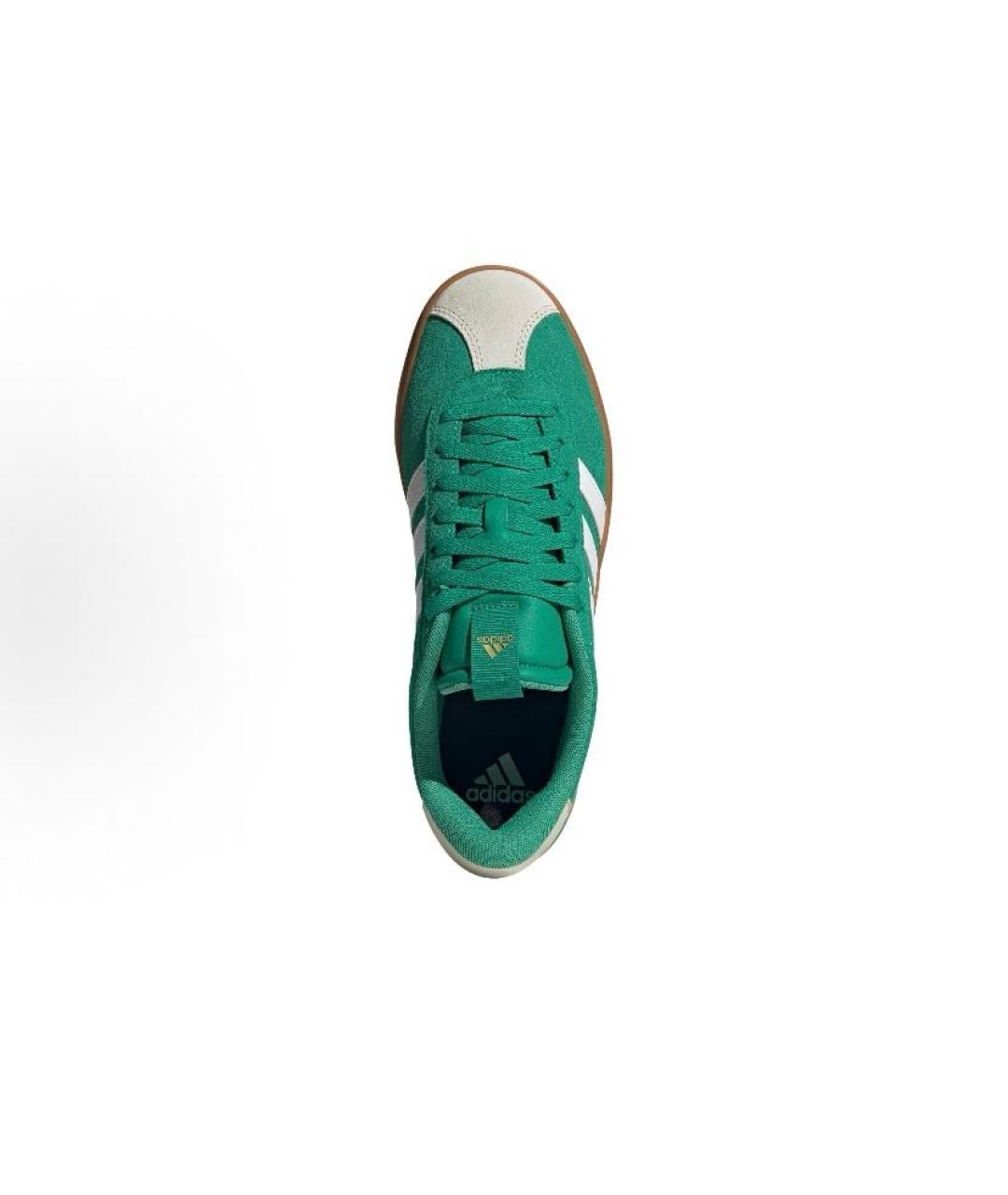 ADIDAS Зеленые замшевые низкие кроссовки / кеды, фото 5