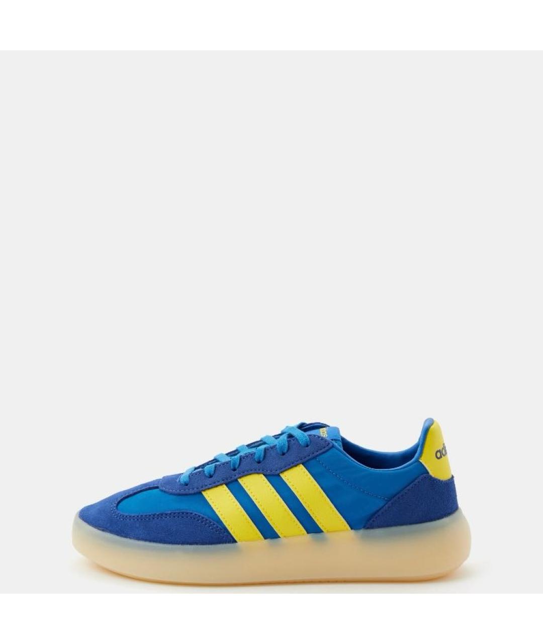 ADIDAS Синие текстильные низкие кроссовки / кеды, фото 2