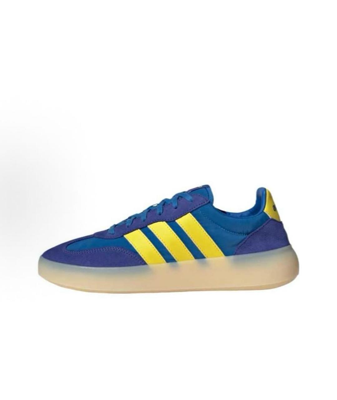 ADIDAS Синие текстильные низкие кроссовки / кеды, фото 3