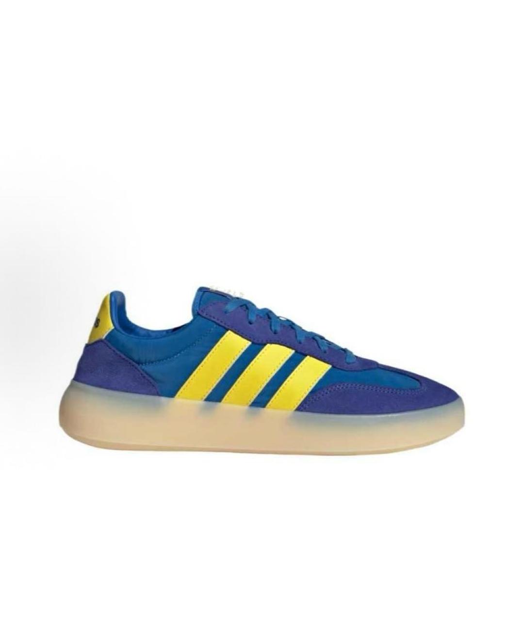 ADIDAS Синие текстильные низкие кроссовки / кеды, фото 5