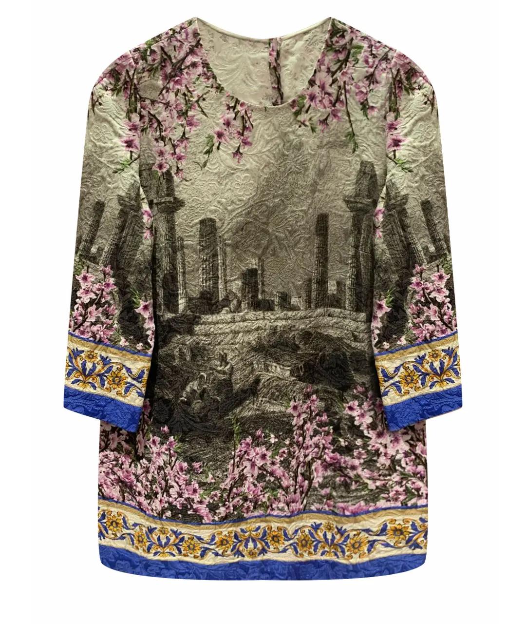 DOLCE&GABBANA Мульти вискозная футболка, фото 1