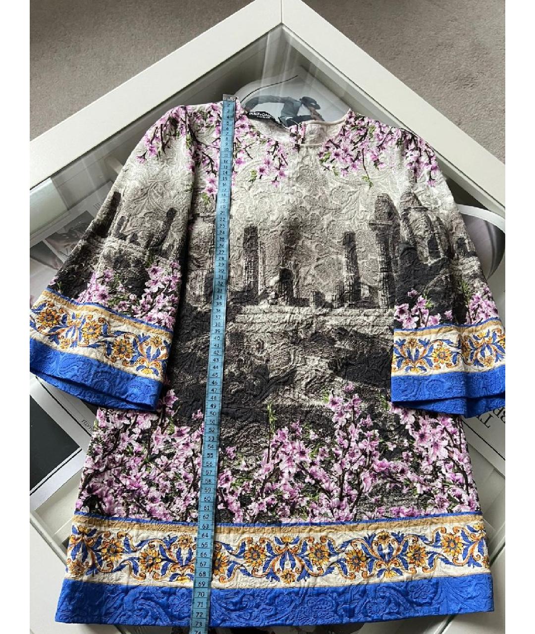 DOLCE&GABBANA Мульти вискозная футболка, фото 5