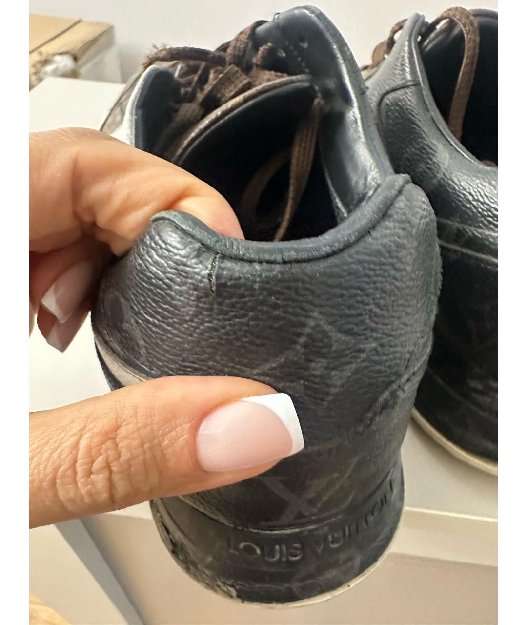 LOUIS VUITTON Мульти низкие кроссовки / кеды из искусственной кожи, фото 6