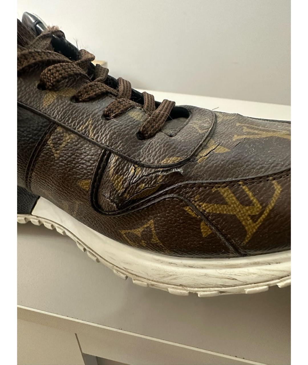 LOUIS VUITTON Мульти низкие кроссовки / кеды из искусственной кожи, фото 8