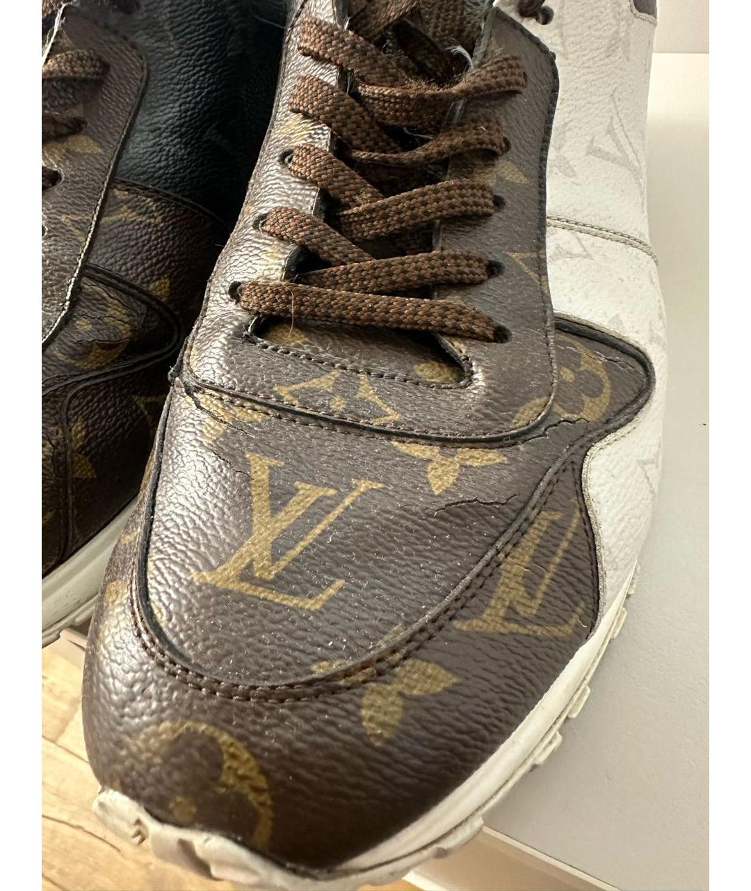 LOUIS VUITTON Мульти низкие кроссовки / кеды из искусственной кожи, фото 2