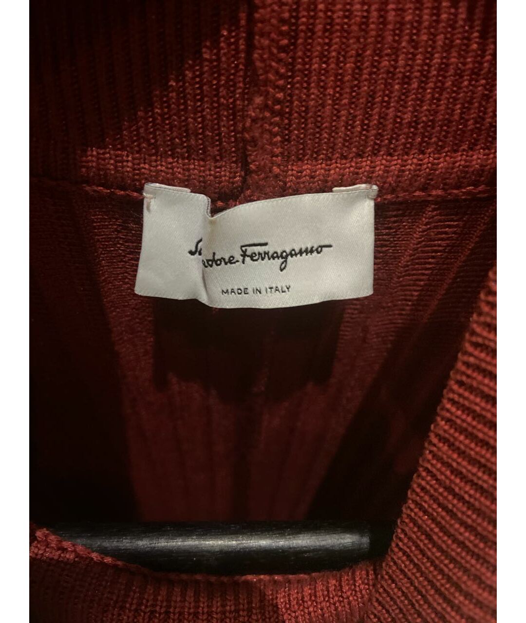 FERRAGAMO Коралловое хлопко-эластановое повседневное платье, фото 3