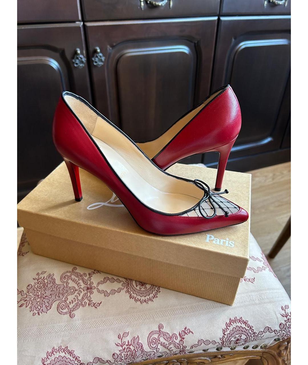 CHRISTIAN LOUBOUTIN Мульти кожаные туфли, фото 5