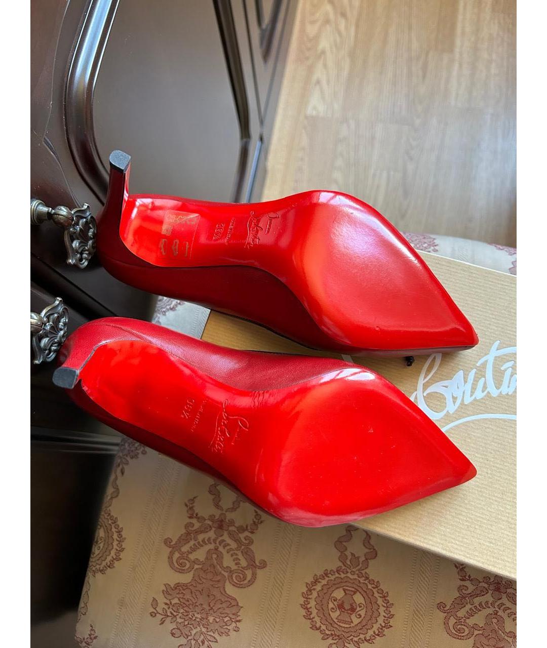 CHRISTIAN LOUBOUTIN Мульти кожаные туфли, фото 3
