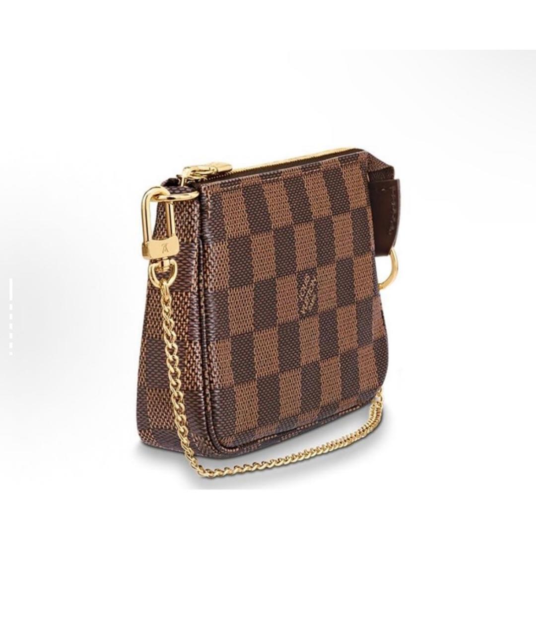 LOUIS VUITTON Коричневая сумка с короткими ручками, фото 4