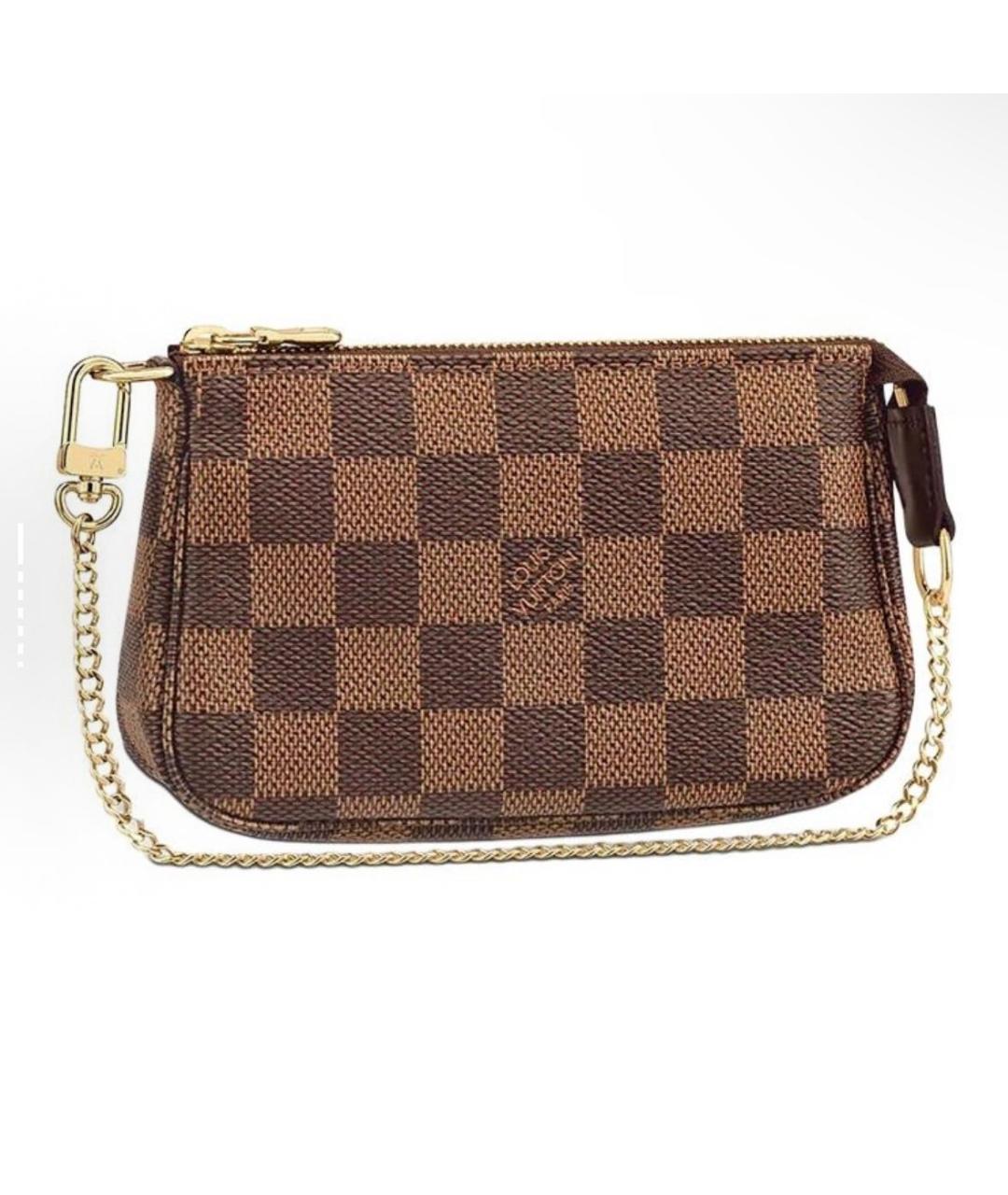 LOUIS VUITTON Коричневая сумка с короткими ручками, фото 3