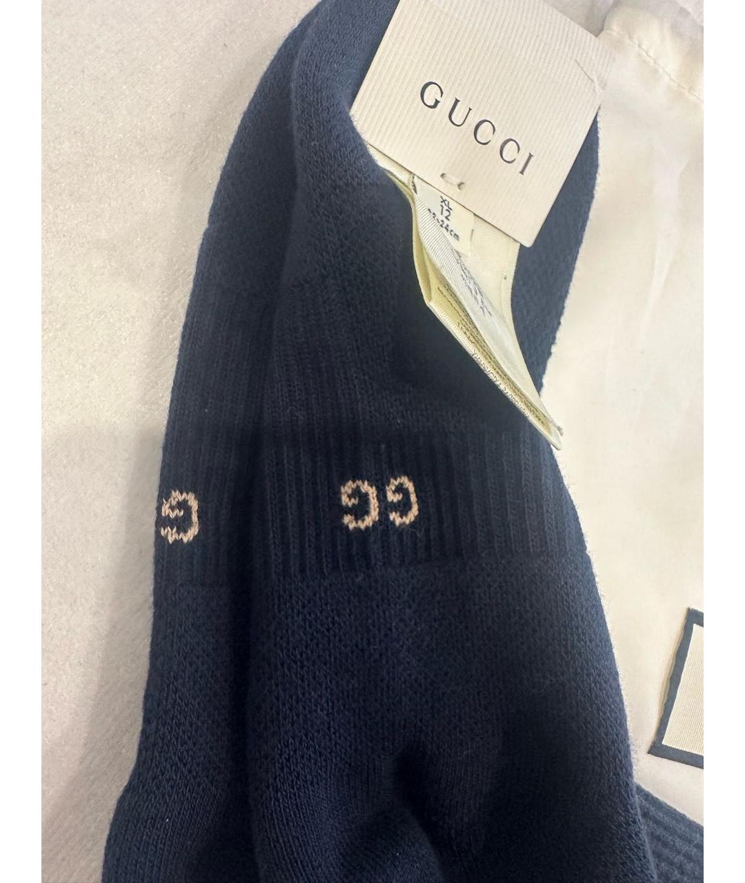 GUCCI Темно-синие носки, чулки и колготы, фото 2