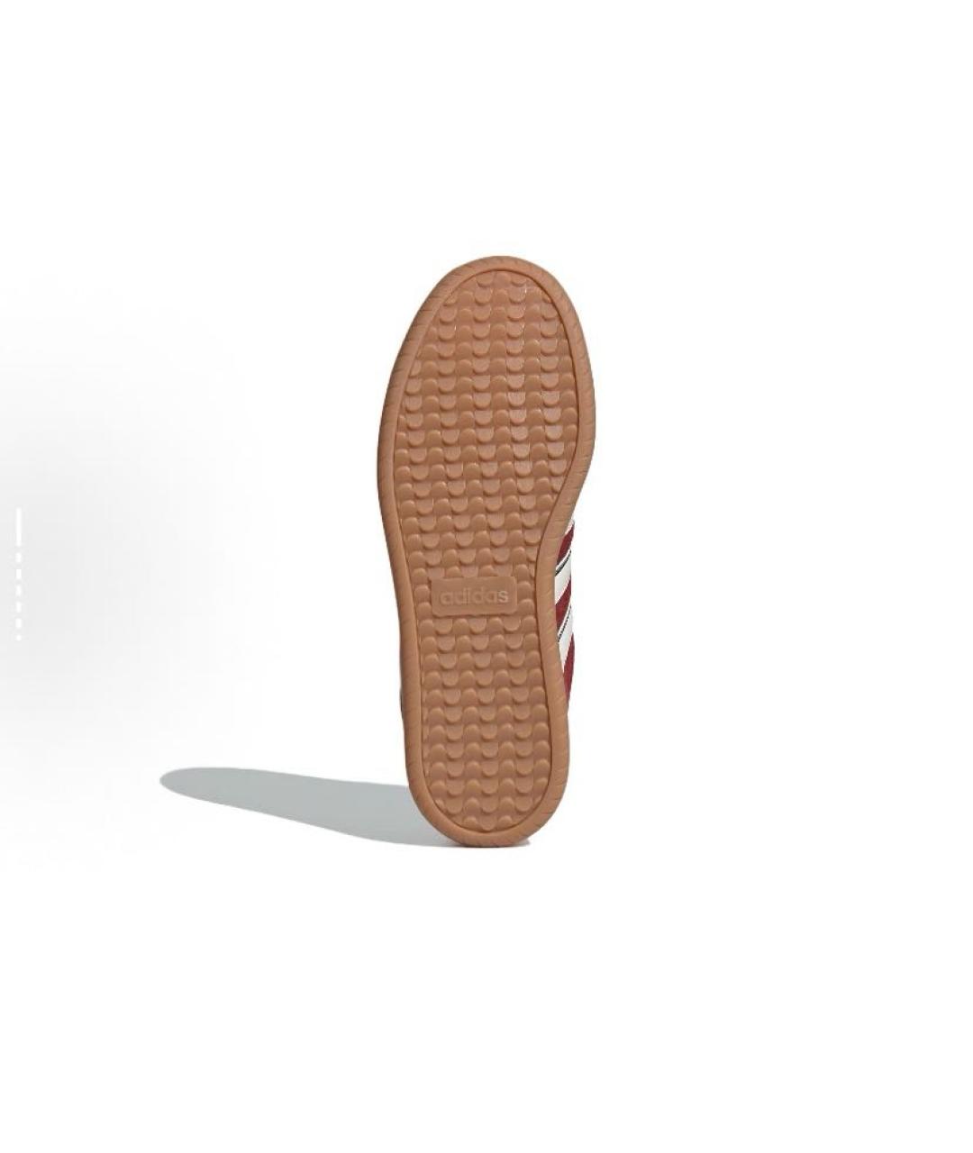 ADIDAS Бордовые замшевые низкие кроссовки / кеды, фото 6