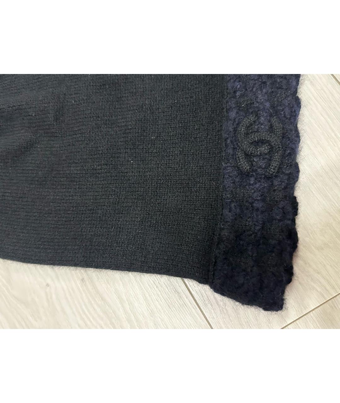 CHANEL Антрацитовая кашемировая шапка, фото 2