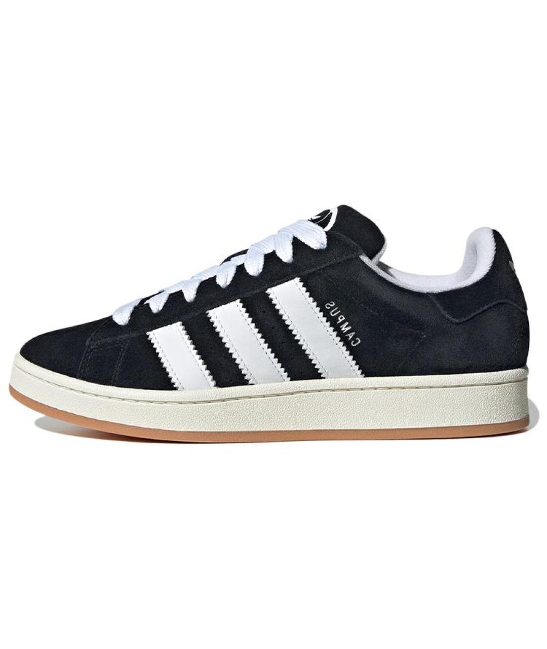 ADIDAS Черные замшевые низкие кроссовки / кеды, фото 6