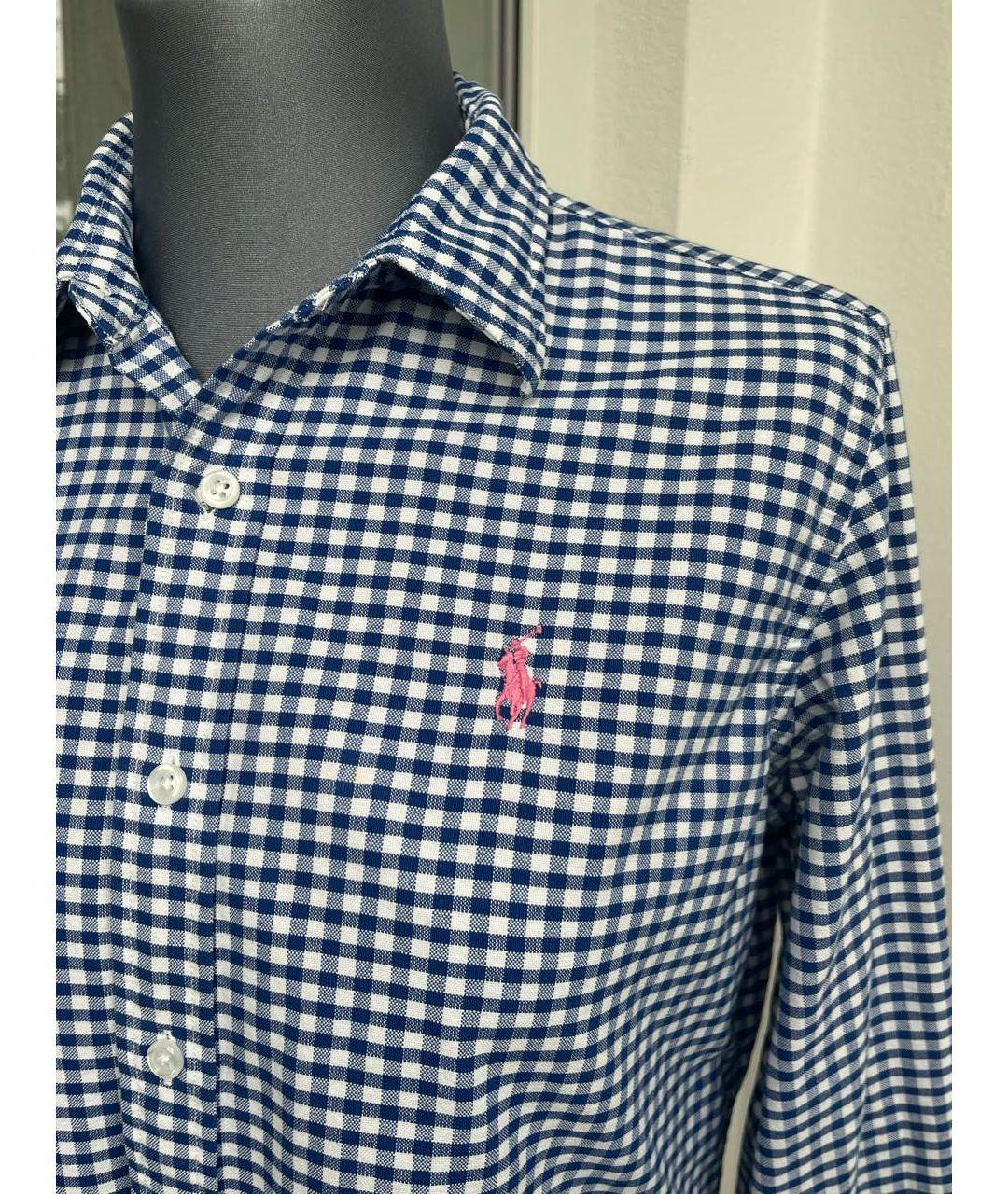 POLO RALPH LAUREN Синяя хлопковая рубашка, фото 3