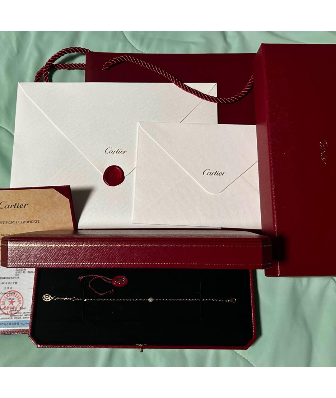 CARTIER Золотой браслет из желтого золота, фото 2