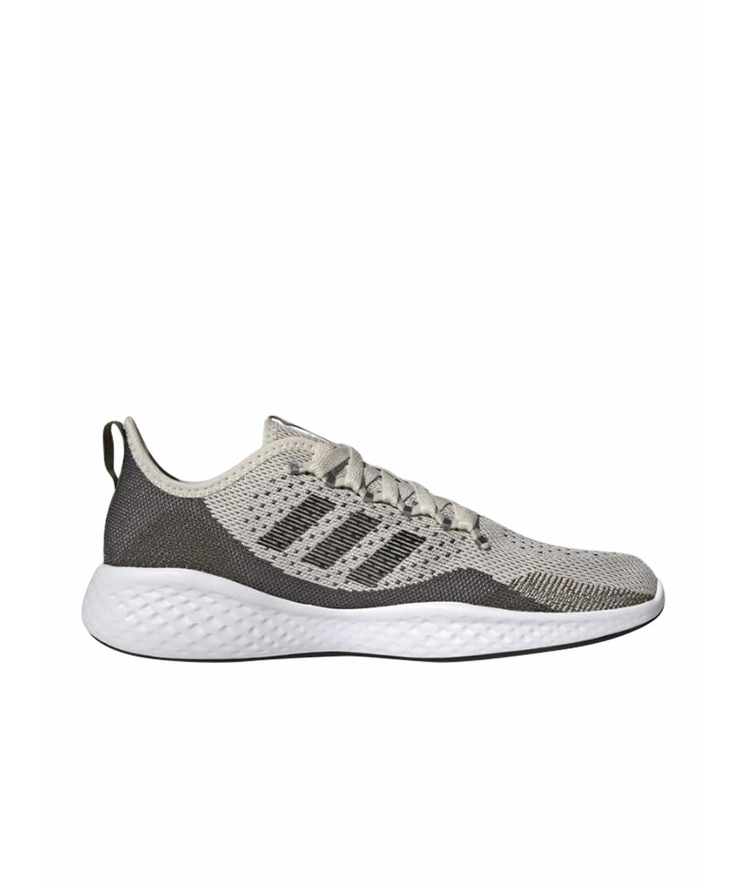 ADIDAS Бежевые текстильные низкие кроссовки / кеды, фото 1
