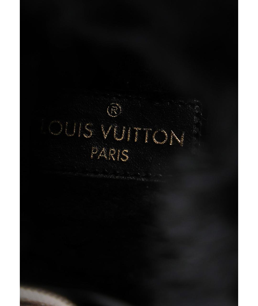 LOUIS VUITTON Коричневые кожаные ботинки, фото 5